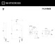 Смеситель для умывальника с выносным управлением WHITECROSS Y Y1219NIB (брашированный никель)