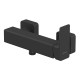 Смеситель для душа WHITECROSS X X1428BL (черный мат)