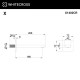 Излив настенный 180 мм WHITECROSS X1402CR (хром)