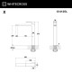 Смеситель для умывальника WHITECROSS X X1412GL (золото)
