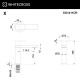 Cмеситель для умывальника WHITECROSS XO1411CR (хром)