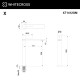 Cмеситель для умывальника WHITECROSS XT1412GM (оружейная сталь)