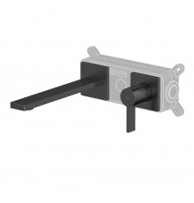 Смеситель для умывальника скрытого монтажа WHITECROSS XT1425GM (оружейная сталь)