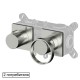Смеситель скрытого монтажа на 2 потребителя WHITECROSS XO1442NIB (брашированный никель)