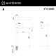 Cмеситель для умывальника WHITECROSS XT1412NIB (брашированный никель)