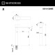Cмеситель для умывальника WHITECROSS XO1412NIB (брашированный никель)