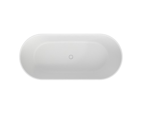 Ванна WHITECROSS Tawna 180x80 БЕЗ ПЕРЕЛИВА (белый мат) иск. камень