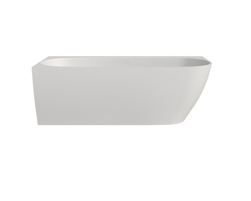 Ванна WHITECROSS Magnet 170x80 L БЕЗ ПЕРЕЛИВА (белый мат) иск. камень