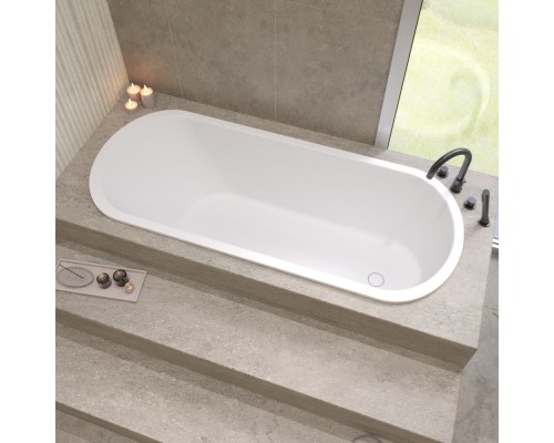 Ванна WHITECROSS Jess 160x71 (белый мат) иск. камень Ванна WHITECROSS Jess 160x71 (белый мат) иск. камень
