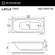 Акриловая ванна 170x75 см Whitecross Layla 0102.170075.100 Elit-san.ru