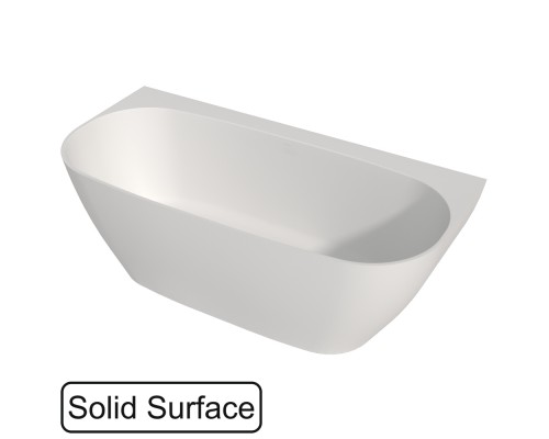 Ванна WHITECROSS Make 170x80 БЕЗ ПЕРЕЛИВА (белый мат) иск. камень
