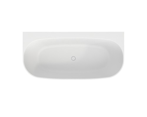 Ванна WHITECROSS Make 170x80 БЕЗ ПЕРЕЛИВА (белый мат) иск. камень