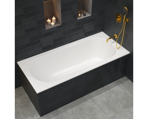 Ванна WHITECROSS Gin 180x80 (белый мат) иск. камень