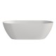 Ванна WHITECROSS Tawna 165x80 (белый мат) БЕЗ ПЕРЕЛИВА иск. камень