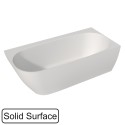 Ванна WHITECROSS Magnet 170x80 R БЕЗ ПЕРЕЛИВА (белый мат) иск. камень