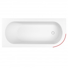 Ванна WHITECROSS Gin 170x75 (белый мат) иск. камень