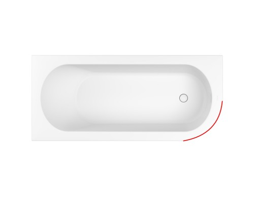 Ванна WHITECROSS Gin 170x75 (белый мат) иск. камень