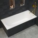 Ванна WHITECROSS Gin 180x75 (белый мат) иск. камень