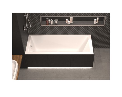 купить Акриловая ванна 169,5x70 см Whitecross Wave Slim 0111.170070.100 в магазине сантехники Elit-san.ru Акриловая ванна 169,5x70 см Whitecross Wave Slim 0111.170070.100 Elit-san.ru