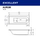 Ванна ACTIMA Aurum 180x80 на каркасе Elit-san.ru