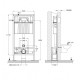 Инсталляция BETTOSERB Sava Free Standing+клавиша смыва COOL хром матовый (SFS40006468)
