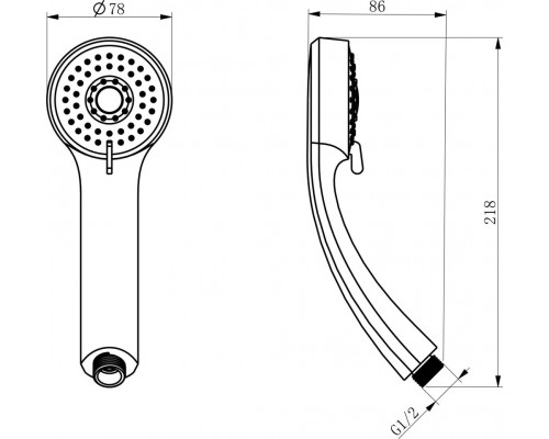 Комплект смесителей DK DA1350001SET (DA1352101,DA1353201)