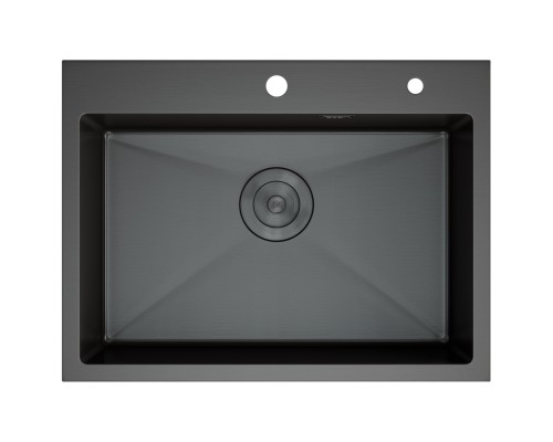 Кухонная мойка D&K нержавеющая сталь графит (DKS605006) Кухонная мойка D&K нержавеющая сталь графит (DKS605006)