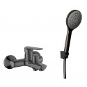 Смеситель ESKO "Lagos Gun Metal" для ванны, короткий излив, c аксессуарами (LG54GM) Смеситель ESKO "Lagos Gun Metal" для ванны, короткий излив, c аксессуарами (LG54GM)
