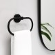 Зеркало FIXSEN с подсветкой LED овальное 50х90 см черное (FX-3090B)