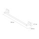 Полотенцедержатель трубчатый Fixsen Lux Chrome, 45см (FX-15001)