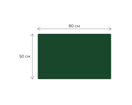 Коврик для ванной 1-ый Fixsen MUSK, зеленый 50х80см (FX-8010F)