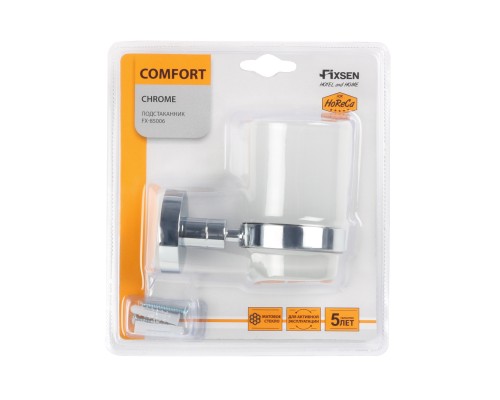 Подстаканник одинарный хром Fixsen Comfort Chrome (FX-85006)