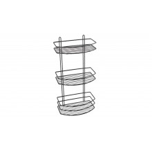 Полка Fixsen овальная трехэтажная черная (FX-720B-3)