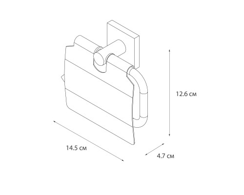 Бумагодержатель с крышкой Fixsen Lux Satin, сатин (FX-16010) Бумагодержатель с крышкой Fixsen Lux Satin, сатин (FX-16010)