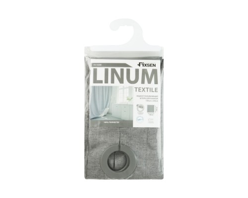 Шторка для ванной серая Fixsen Linum (FX-1535K) Шторка для ванной серая Fixsen Linum (FX-1535K)