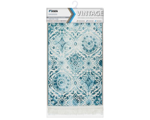 Коврик для ванной 1-ый Fixsen VINTAGE, бирюзовый ( FX-7000T) Коврик для ванной 1-ый Fixsen VINTAGE, бирюзовый ( FX-7000T)