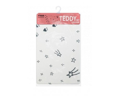 Коврик для ванной Fixsen Teddy Sky белый 50х80см (FX-6001S) Коврик для ванной Fixsen Teddy Sky белый 50х80см (FX-6001S)