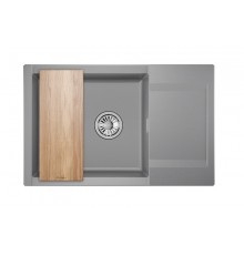 Кухонная мойка GRANULA ESTETICA (7807, АЛЮМИНИУМ)