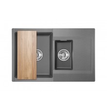 Кухонная мойка GRANULA ESTETICA (7808, ГРАФИТ)