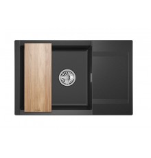 Кухонная мойка GRANULA ESTETICA (7807, ЧЁРНЫЙ)