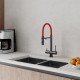 Сменный гибкий шланг для смесителя IDDIS Kitchen Line силикон, цвет красный (FSPRD00i59)