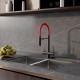 Сменный гибкий шланг для смесителя IDDIS Kitchen Line силикон, цвет красный (FSPRD00i59)