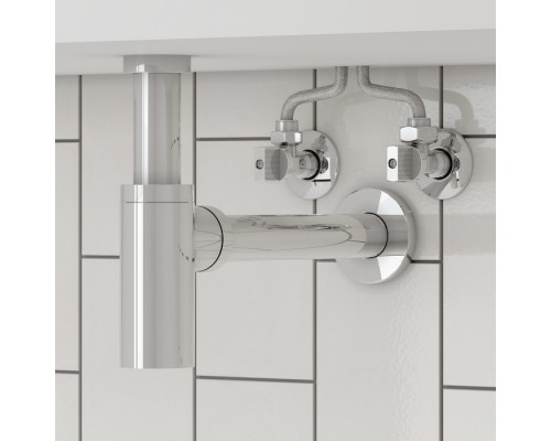 Кран угловой IDDIS Optima Home с отражателем, 1/2; 1/2, шаровой, латунь (910B0P1B2CZ)