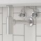 Кран угловой IDDIS Optima Home с отражателем, 1/2; 1/2, шаровой, латунь (910B0P1B2CZ)