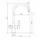 Смеситель для кухонной мойки IDDIS Pure (PURBNFJi05)