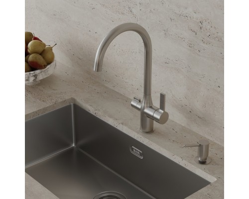 Дозатор IDDIS Kitchen Line латунь, сатин (SDIBN00i59)