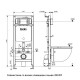 Комплект 3в1: подвесной унитаз, инсталляция и клавиша смыва IDDIS Basic (BASC010i73)