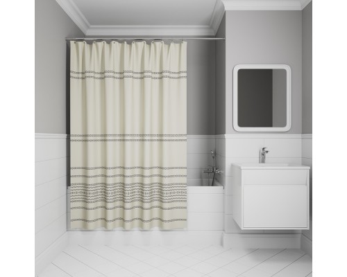Штора для ванной IDDIS Base 200x240 см, Полиэстер (BD01P24i11) Штора для ванной IDDIS Base 200x240 см, Полиэстер (BD01P24i11)