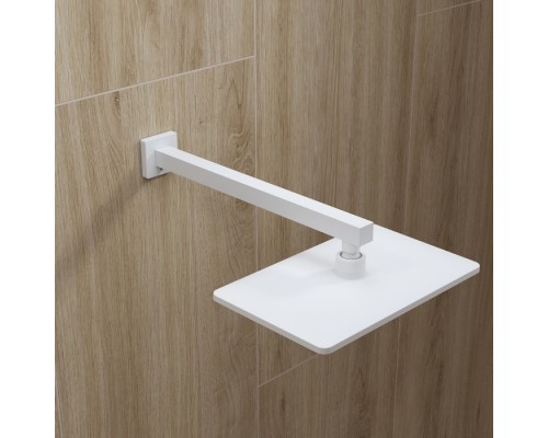 Кронштейн для верхнего душа в стену, квадратный, белый матовый, Optima Home, IDDIS (OPH40WSi61) Кронштейн для верхнего душа в стену, квадратный, белый матовый, Optima Home, IDDIS (OPH40WSi61)