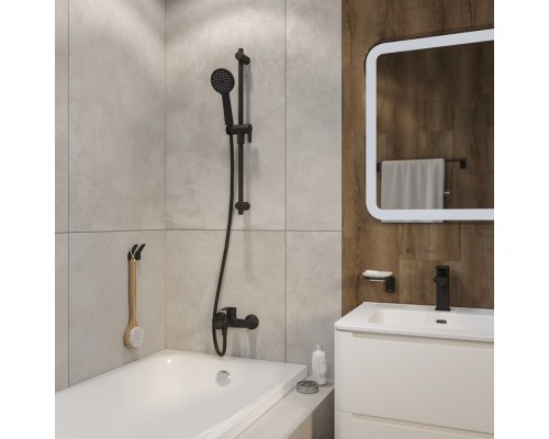 Шланг для душа, черный матовый, силиконовый, 2.0м, Optima Home, IDDIS (OPH20BLi19) Шланг для душа, черный матовый, силиконовый, 2.0м, Optima Home, IDDIS (OPH20BLi19)